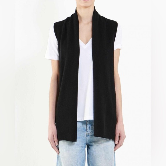 Vince Cashmere Open Front Vest - Picture 1 of 5